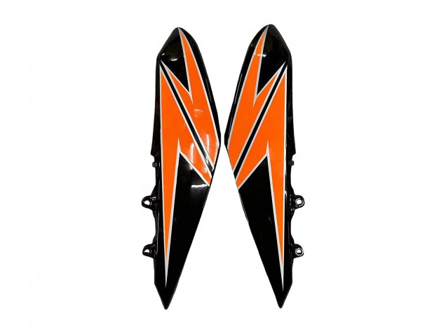 Rabatt Kawasaki Z1000 Motorrad Verkleidung 2010-2013 - Orange Glanzendes Schwarz