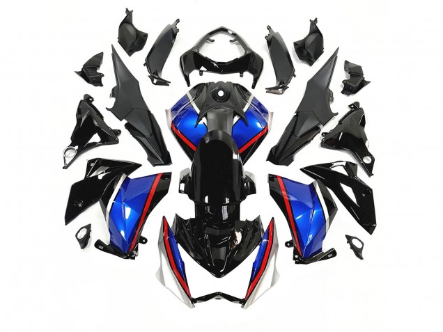 Rabatt Kawasaki Z1000 Motorrad Verkleidung 2014-2019 - Glanzendes Schwarz Matt Schwarz Blau Rot Weiss