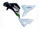 Rabatt Kawasaki Z800 Motorrad Verkleidung 2013-2018 - Weiss Glanzendes Schwarz Grun