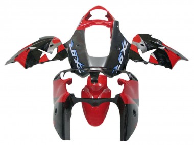 Rabatt Kawasaki ZX12R Motorrad Verkleidung 2002-2006 - Rot Schwarz Blau