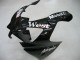 Rabatt Kawasaki ZX9R Motorrad Verkleidung 2000-2001 - Glanzendes Schwarz Weiss West