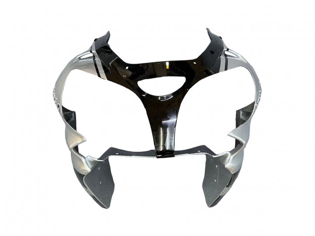 Rabatt Kawasaki ZX9R Motorrad Verkleidung 2002-2003 - Silber Glanzendes Schwarz Monster Elf