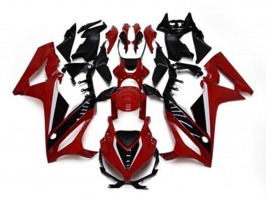 Rabatt Honda CBR650R Motorrad Verkleidung 2021-2023 - Kastanienbraun Rot Glanzendes Schwarz