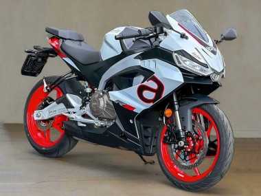 Rabatt Aprilia RS457 Motorrad Verkleidung 2024-2025 - Weiss Schwarz Rot
