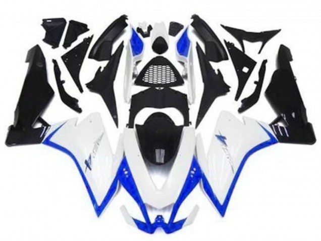 Rabatt Aprilia RSV4 1000 Motorrad Verkleidung 2009-2015 - Weiss Blau Schwarz