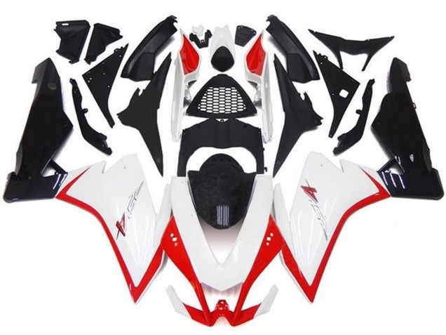Rabatt Aprilia RSV4 1000 Motorrad Verkleidung 2009-2015 - Weiss Rot Schwarz