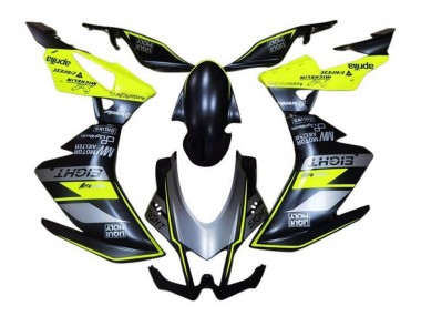 Rabatt Aprilia RSV4 1000 Motorrad Verkleidung 2016-2020 - Matt Schwarz Grau Gelb