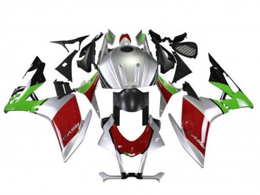 Rabatt Aprilia RSV4 1000 Motorrad Verkleidung Kit 2016-2020 - Silber Rot Schwarz Grun