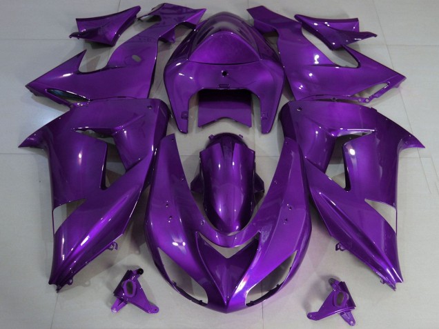 Rabatt Kawasaki ZX10R Motorrad Verkleidung 2006-2007 - Lila