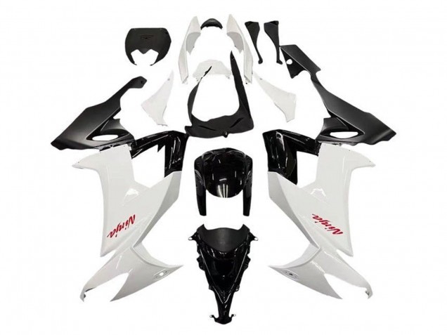 Rabatt Kawasaki ZX10R Motorrad Verkleidung 2008-2010 - Weiss Schwarz Rot Aufkleber