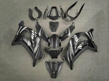Rabatt Kawasaki ZX10R Motorrad Verkleidung 2011-2015 - Matt Schwarz Weiss