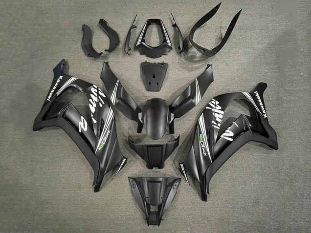 Rabatt Kawasaki ZX10R Motorrad Verkleidung 2011-2015 - Matt Schwarz Weiss