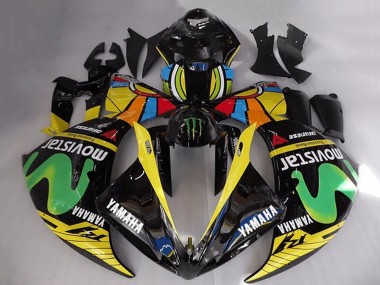 Rabatt Yamaha YZF R1 Motorrad Verkleidung 2009-2011 - Rossi MoviStar