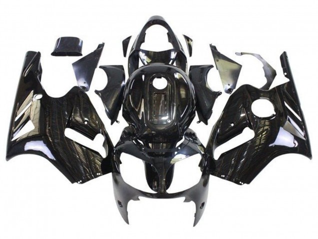 Rabatt Kawasaki ZX12R Motorrad Verkleidung 2002-2006 - Glanzendes Schwarz