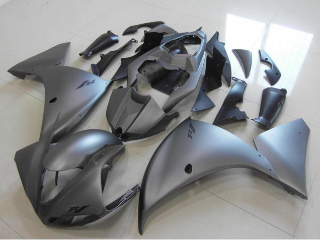 Rabatt Yamaha YZF R1 Motorrad Verkleidung 2012-2014 - Matt Grau