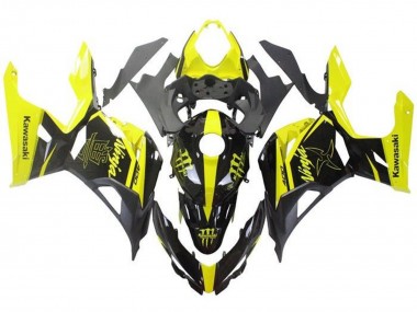 Rabatt Kawasaki Ninja 400 Motorrad Verkleidung 2018-2024 - Gelb Schwarz Monster