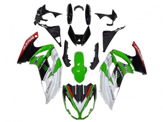 Rabatt Kawasaki Ninja 650 EX650 Motorrad Verkleidung 2012-2016 - Weiss Grun Schwarz Rot Monster