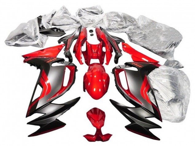 Rabatt Kawasaki Ninja 650 EX650 Motorrad Verkleidung 2020-2025 - Rot Matt Schwarz