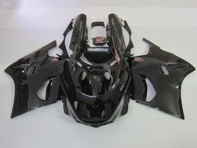Rabatt Kawasaki ZZR1100 Motorrad Verkleidung 1990-1992 - Glanzendes Schwarz