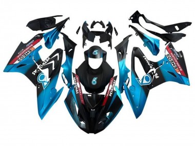 Rabatt BMW S1000RR Motorrad Verkleidung 2015-2016 - Blau Rot Schwarz Petronas