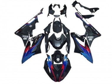 Rabatt BMW S1000RR Motorrad Verkleidung 2015-2016 - Blau Rot Matt Schwarz