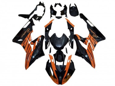 Rabatt BMW S1000RR Motorrad Verkleidung 2015-2016 - Orange Glanzendes Schwarz