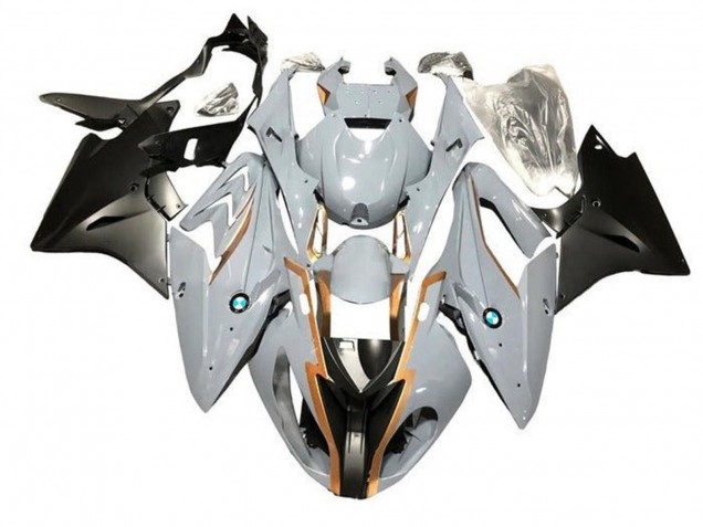 Rabatt BMW S1000RR Motorrad Verkleidung 2015-2016 - Nardo Grau Gold Matt Schwarz