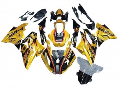 Rabatt BMW S1000RR Motorrad Verkleidung 2015-2016 - Gold Schwarz Tyco