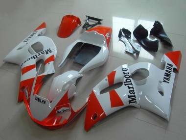 Rabatt Yamaha YZF R6 Motorrad Verkleidung 1998-2002 - Weiss Rot Marlboro