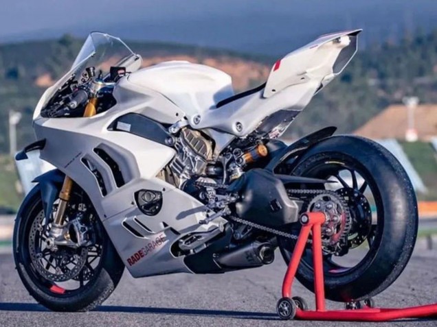 Rabatt Ducati Panigale V4 V4S Motorrad Verkleidung 2022-2024 - Weiss