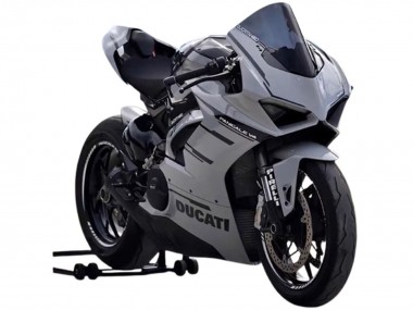 Rabatt Ducati Panigale V4 V4S Motorrad Verkleidung 2018-2019 - Grau Schwarz