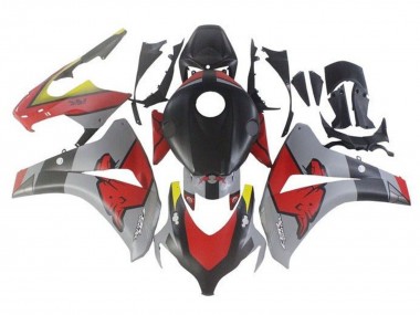 Rabatt Honda CBR1000RR Motorrad Verkleidung 2008-2011 - Nardo Grau Schwarz Red Bull