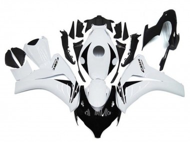 Rabatt Honda CBR1000RR Motorrad Verkleidung 2008-2011 - Weiss Glanzendes Schwarz