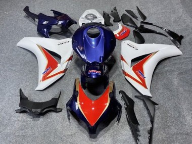 Rabatt Honda CBR1000RR Motorrad Verkleidung 2008-2011 - Weiss Rot Dunkel Blau Gold HRC