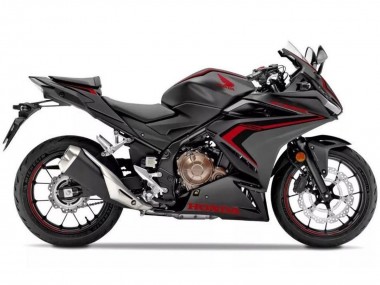 Rabatt Honda CBR500R Motorrad Verkleidung 2019-2021 - Matt Schwarz Rot Schwarz