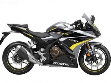 Rabatt Honda CBR500R Motorrad Verkleidung 2019-2021 - Silber Glanzendes Schwarz Gelb