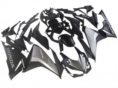 Rabatt Honda CBR500R Motorrad Verkleidung 2019-2021 - Silber Matt Schwarz