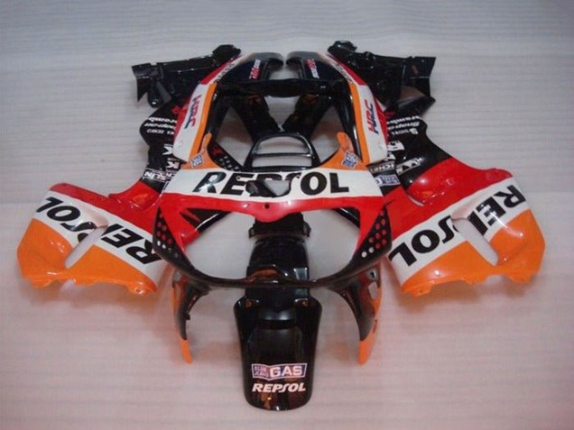 Rabatt Honda CBR900RR 893 Motorrad Verkleidung 1994-1995 - Orange Weiss Rot Glanzendes Schwarz Repsol