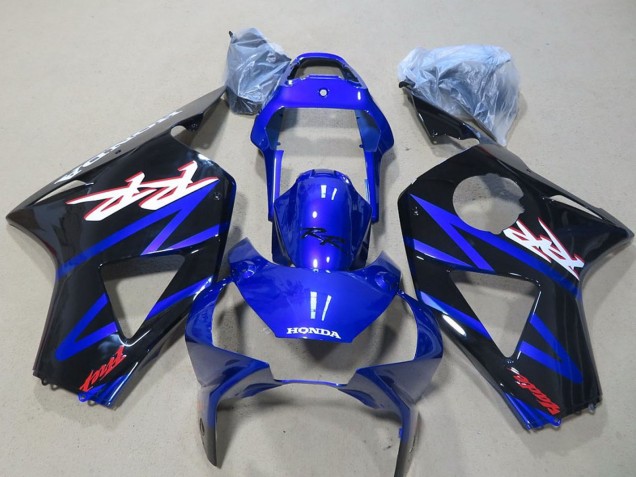 Rabatt Honda CBR900RR 954 Motorrad Verkleidung 2002-2003 - Blau Glanzendes Schwarz