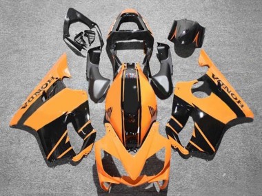 Rabatt Honda CBR600 F4i Motorrad Verkleidung 2001-2003 - Orange Glanzendes Schwarz Streifen