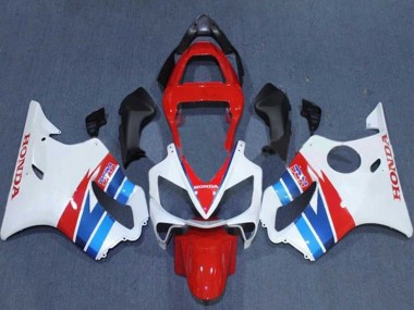 Rabatt Honda CBR600 F4i Motorrad Verkleidung 2001-2003 - Weiss Rot Blau