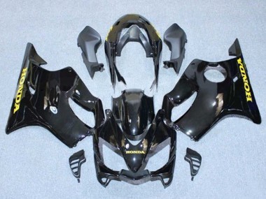 Rabatt Honda CBR600 F4i Motorrad Verkleidung 2004-2007 - Glanzendes Schwarz Gold Aufkleber