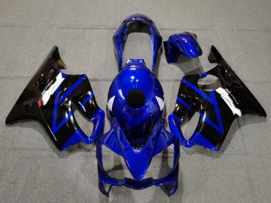 Rabatt Honda CBR600 F4i Motorrad Verkleidung 2004-2007 - Blau Glanzendes Schwarz