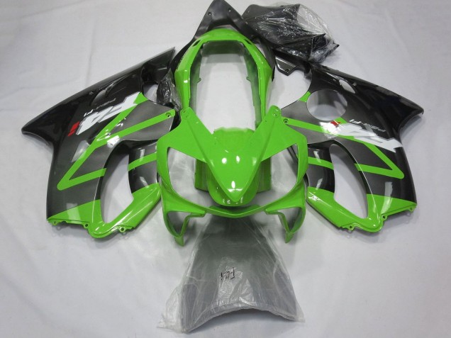 Rabatt Honda CBR600 F4i Motorrad Verkleidung 2004-2007 - Grun Grau Glanzendes Schwarz