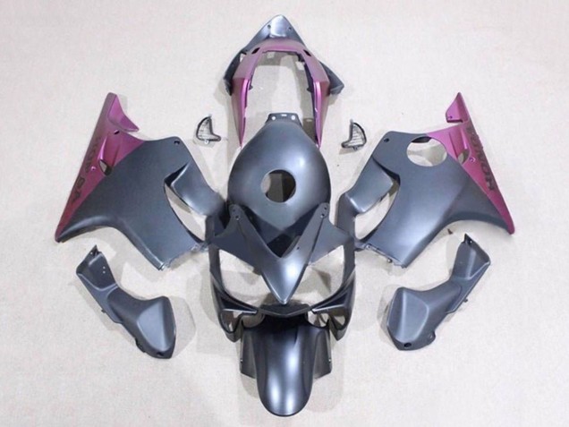 Rabatt Honda CBR600 F4i Motorrad Verkleidung 2004-2007 - Matt Grau Hellviolett