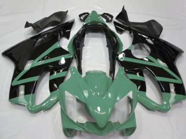 Rabatt Honda CBR600 F4i Motorrad Verkleidung 2004-2007 - Moss Grun Glanzendes Schwarz