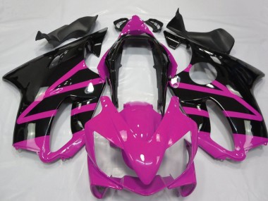Rabatt Honda CBR600 F4i Motorrad Verkleidung 2004-2007 - Rosa Glanzendes Schwarz