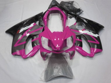 Rabatt Honda CBR600 F4i Motorrad Verkleidung 2004-2007 - Rosa Grau Glanzendes Schwarz