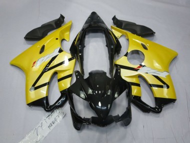 Rabatt Honda CBR600 F4i Motorrad Verkleidung 2004-2007 - Gelb Glanzendes Schwarz