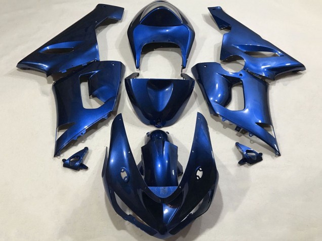Rabatt Kawasaki ZX6R Motorrad Verkleidung 2005-2006 - Blau